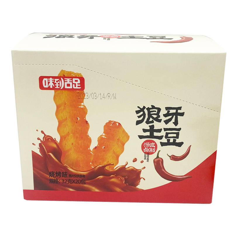 狼牙土豆条孜然烧烤味土豆味到舌足零食小吃休闲食品640g独立小包 - 图3