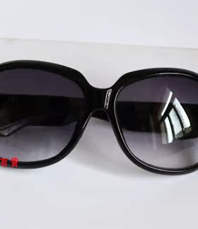 墨镜欧美复古风黑色大方框太阳镜