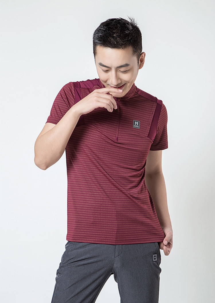 MONTPIC韩国MTSJ92302透气速干运动户外徒步登山健身夏男短袖T恤,淘宝优惠券,粉丝福利购,淘宝优惠卷