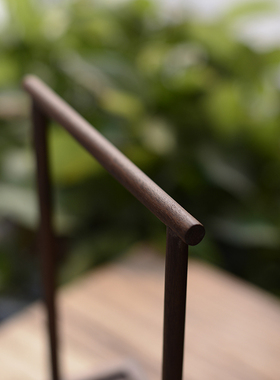 黑胡桃木家用实木抽纸盒简约纸巾盒禅意新中式榫卯餐巾纸盒