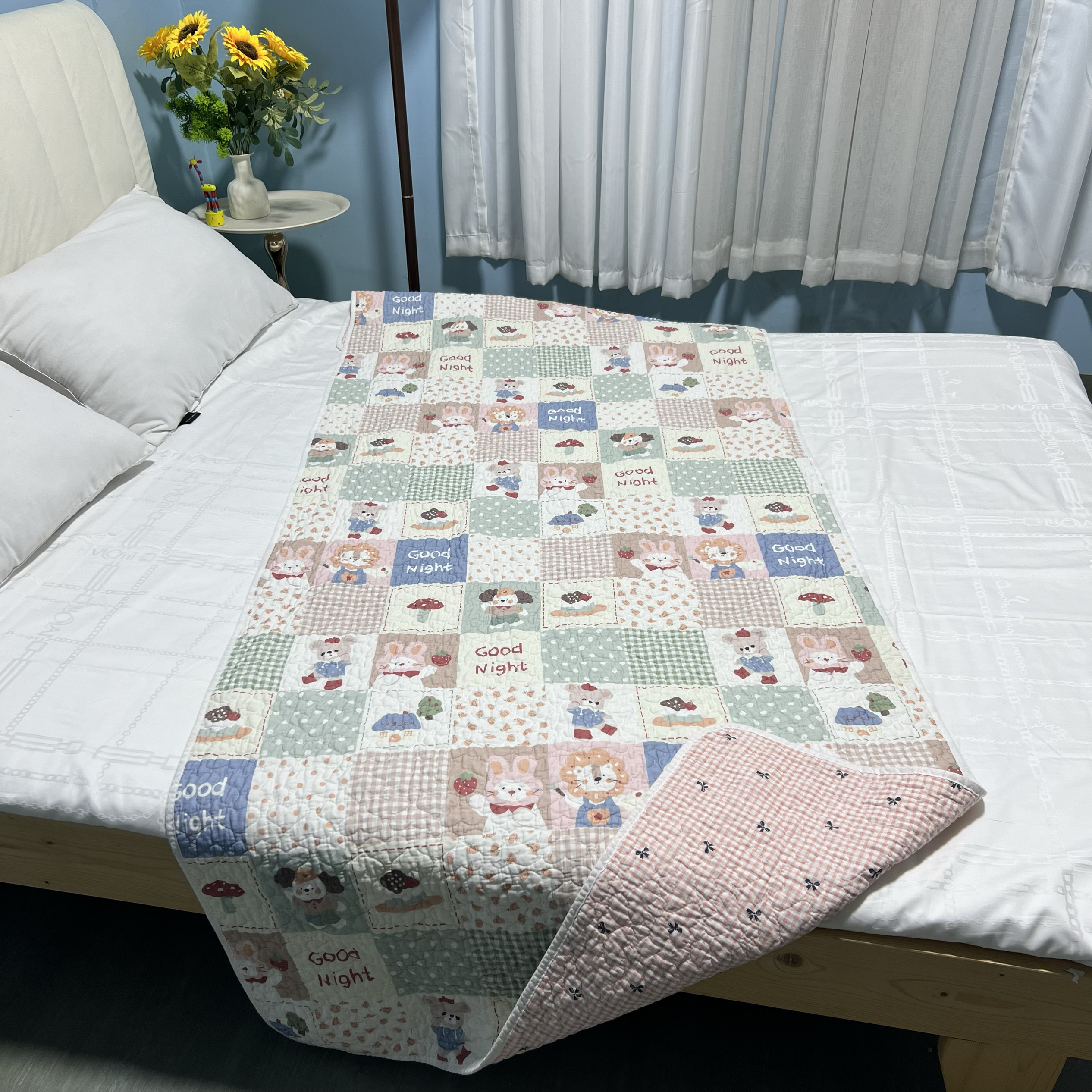 双面纯棉隔脏垫防油防汗床单保护垫夹棉床盖宿舍上下铺薄褥可机洗