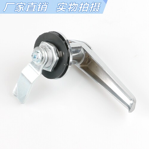 海坦防水柜锁 带防水防尘盖 户外防水执手锁配电柜锁工业锁 MS317 - 图2