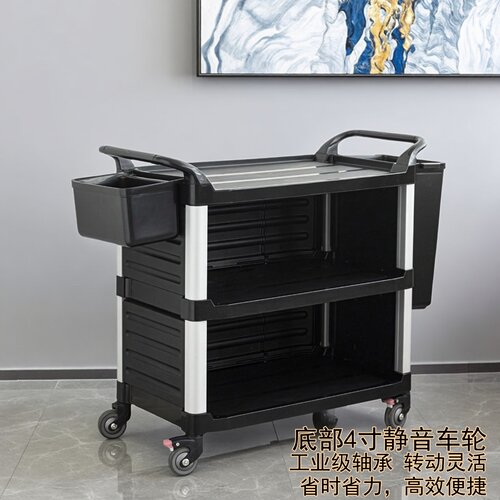 南方GNF送餐车三层收餐推车饭店手推服务车餐厅传菜工作车静音轮 - 图1
