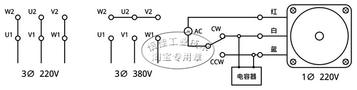 40W 交流220V 定速电机 5IK40GN-C/5GN40~500K 松岗齿轮减速马达 - 图2