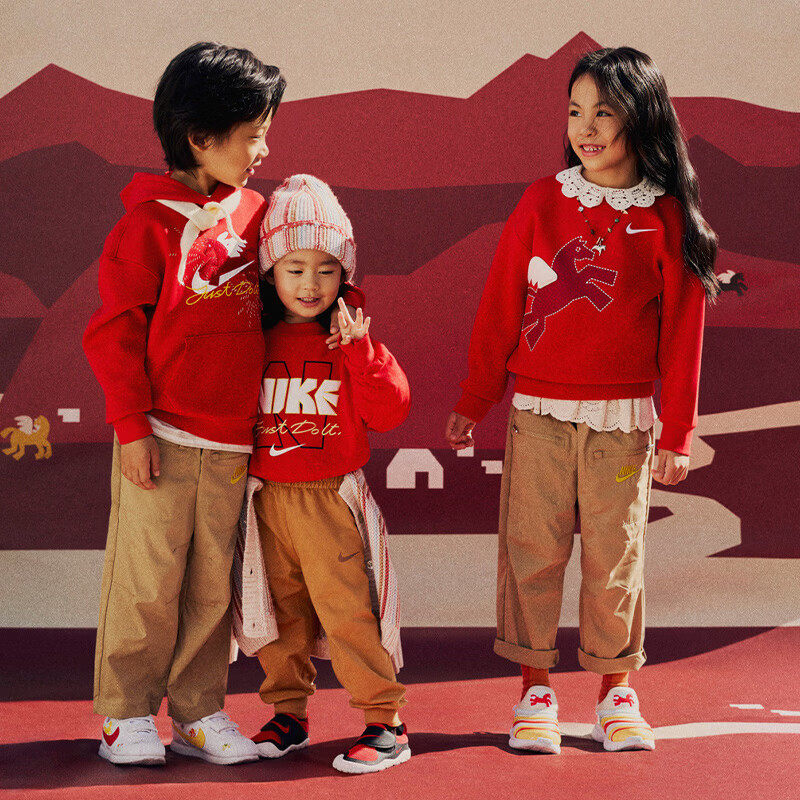 马年限定NIKE耐克脱缰系列幼童CORTEZ魔术贴轻便运动休闲鞋IQ7669,淘宝优惠券,粉丝福利购,淘宝优惠卷