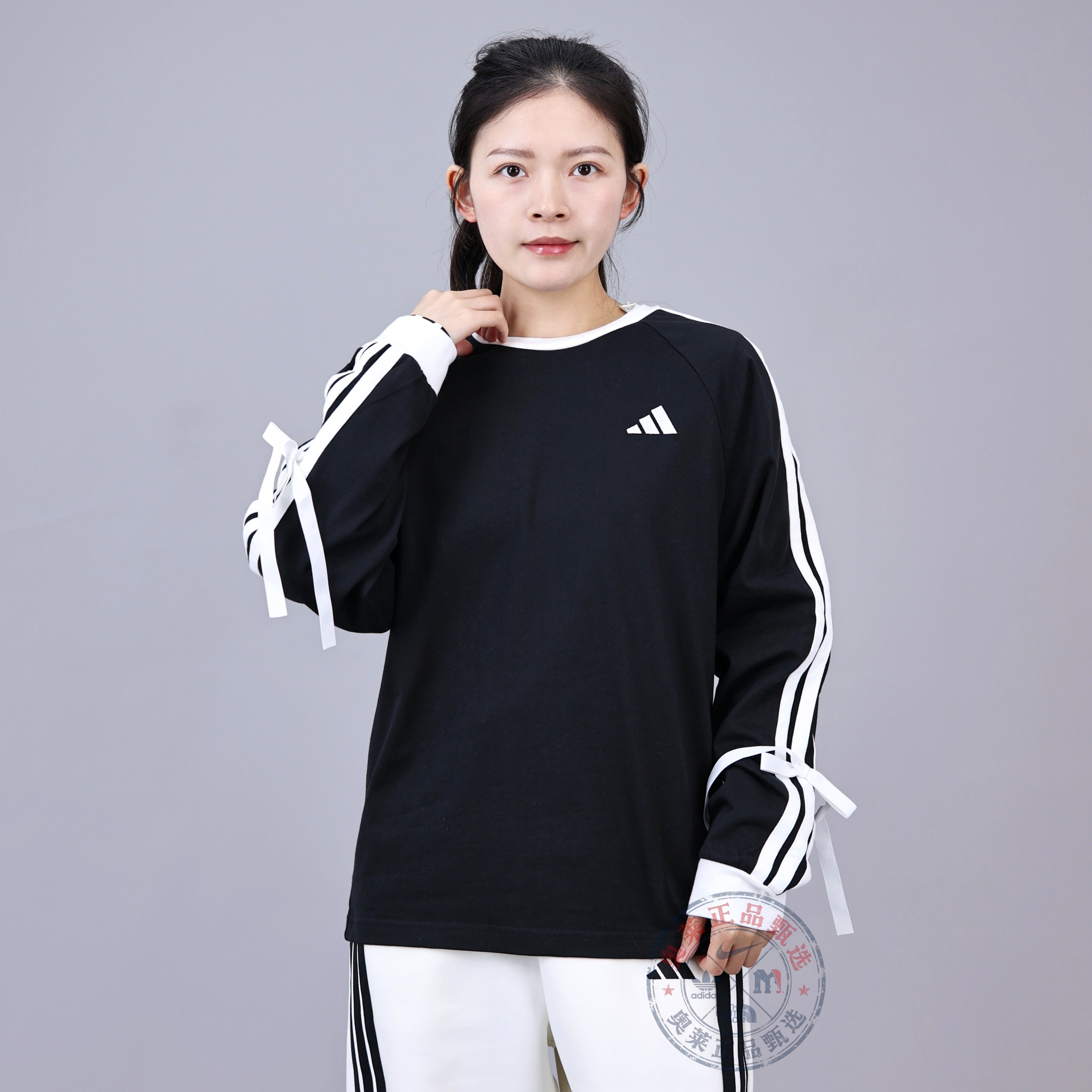 Adidas阿迪达斯25秋冬新款女DANCE LS TEE2长袖T恤KG3858/KG3859,淘宝优惠券,粉丝福利购,淘宝优惠卷