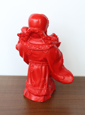 开运朱砂供奉财神赵公明桌面摆件