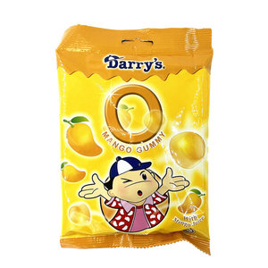 马来西亚进口 Darry's黛瑞思什锦果汁糖草莓味芒果葡萄味软糖100g