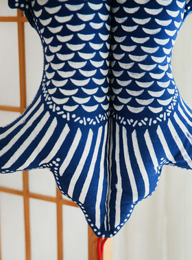 双鱼乔迁挂饰装饰用品年年有余鱼挂件春节中国结客厅玄关工艺品