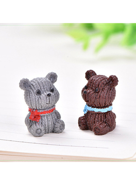 卡通动物树脂公仔儿童过家家玩具