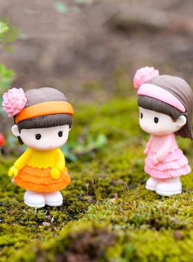 可爱女孩PVC公仔儿童过家家玩具