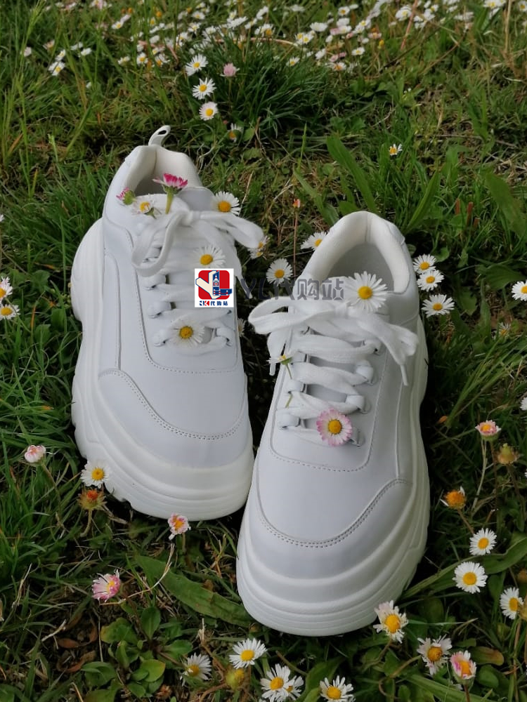 英美直邮Jennie Lisa同款鞋koi footwear厚底老爹鞋复古百搭白鞋_虎窝淘