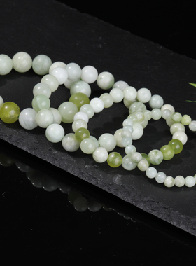 天然青提奶盖手串女款单圈高品质