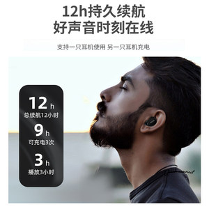 Philips/飞利浦 TAT1285无线蓝牙耳机耳塞式立体声降噪耳麦5.1