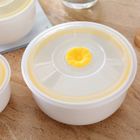彩色食品级保鲜碗盖密封盖微波炉盖冰箱PP塑料透明饭盒硅胶盖子 - 图3