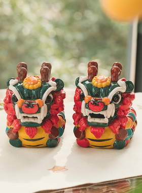 陶瓷龙舟香炉香插首饰钥匙收纳