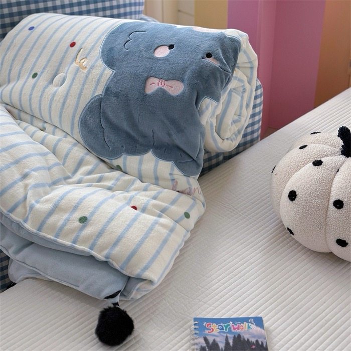 牛奶绒被子A类母婴儿童单人可机洗婴儿宝宝春秋被芯学生冬被双人,淘宝优惠券,粉丝福利购,淘宝优惠卷