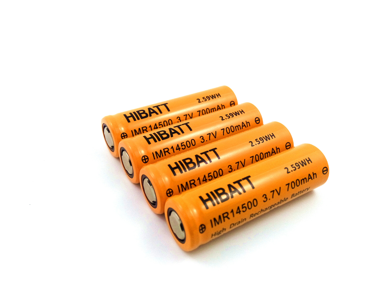 HIBATT 14500 700MAH 10A动力航模电动工具手电筒水弹可充锂电池-图2