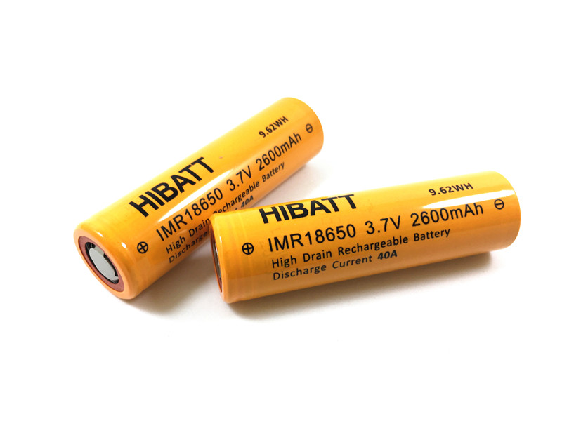 HIBATT IMR18650锂电池3000 2600 2000mAh航模电动工具可充电动力 - 图0