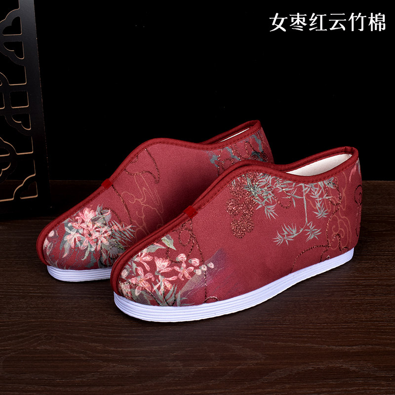寿鞋老北京棉布鞋男女手工千层底绣花鞋莲花底去世老人殡葬用品,淘宝优惠券,粉丝福利购,淘宝优惠卷