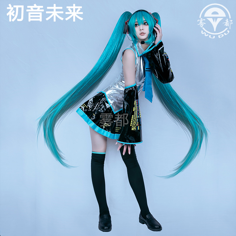 雾都初音未来COS公式服漆皮二次元cosplay服装游戏动漫少女JK服装 - 图1