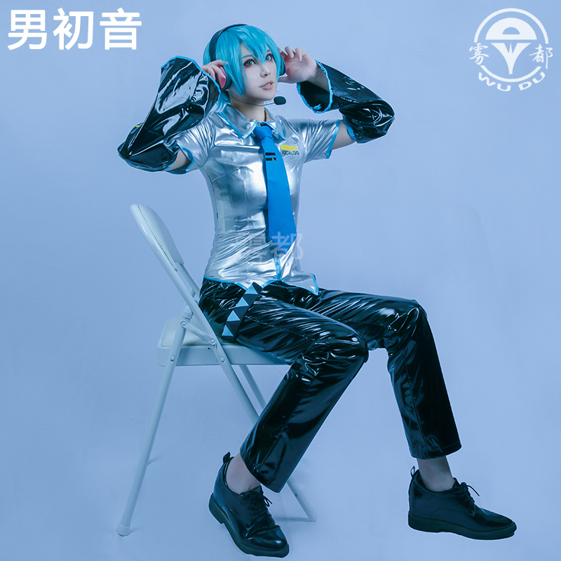 雾都初音COS服公式服漆皮cosplay服装游戏动漫二次元JK服装全套男-图0