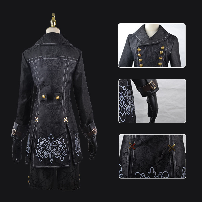 雾都动漫尼尔机械纪元cos服9S套装2b哥游戏二次元全套服装套装男 - 图1