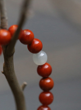 云渐川料满肉南冰种翡翠手串