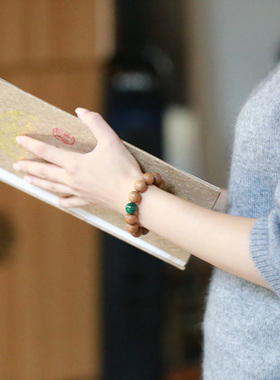 印度老山檀红肉圆珠12mm手串