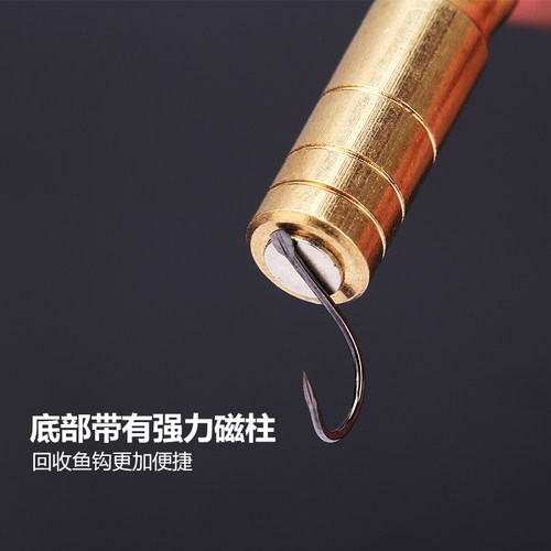 米卡诺 铜制鱼线子线打结器 不锈钢双头拔针打结针台钓子线挑针 - 图1