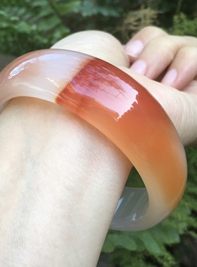 巴西玛瑙手镯纯天然民族风