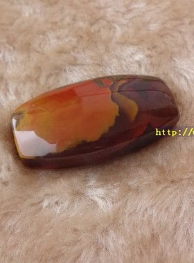 男女天然战国红玛瑙散珠挂件复古