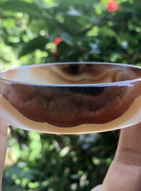 天然俏色发丝粉玛瑙手镯中式甜美