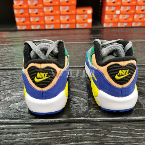 Counter Подлинная Nike Max 90 Детская воздушная подушка повседневная обувь CJ0935-100-300 CD6864 CD6867