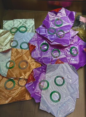 回收天然翡翠项链老坑帝王绿尺寸18-18-3重18.5-18.5-3.5g