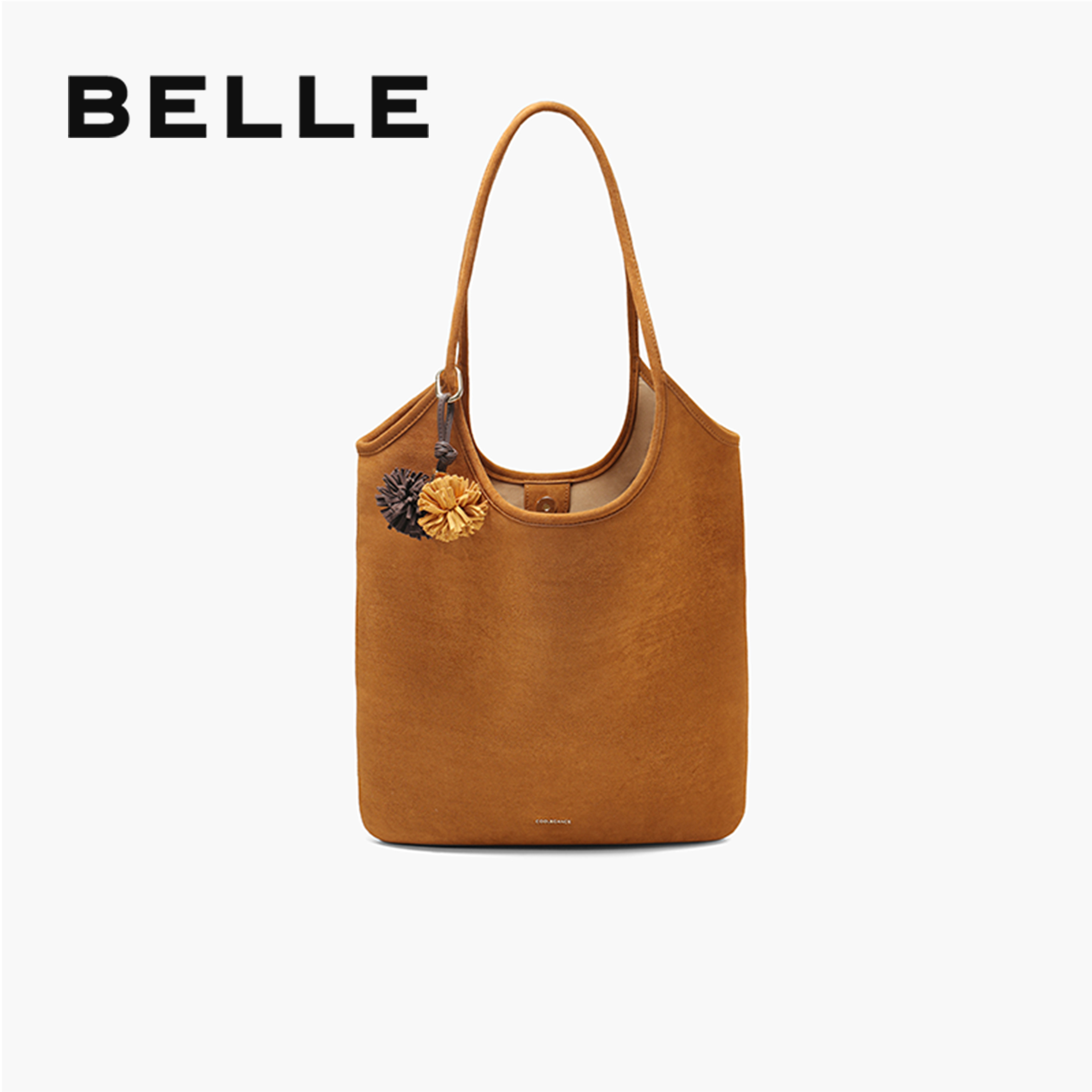 百丽包包女2025秋新时髦miu系复古简约单肩大号托特包BL856CX5,淘宝优惠券,粉丝福利购,淘宝优惠卷