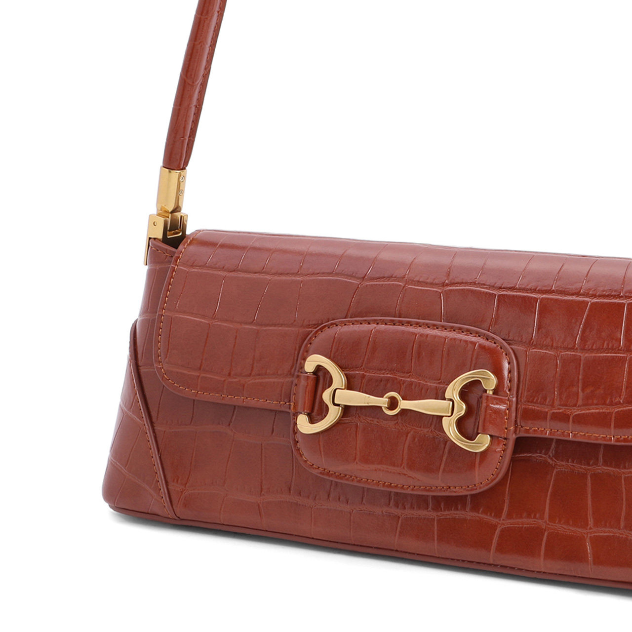 百丽腋下包女2021商场新款质感枕头 BELLE百丽箱包女士包袋