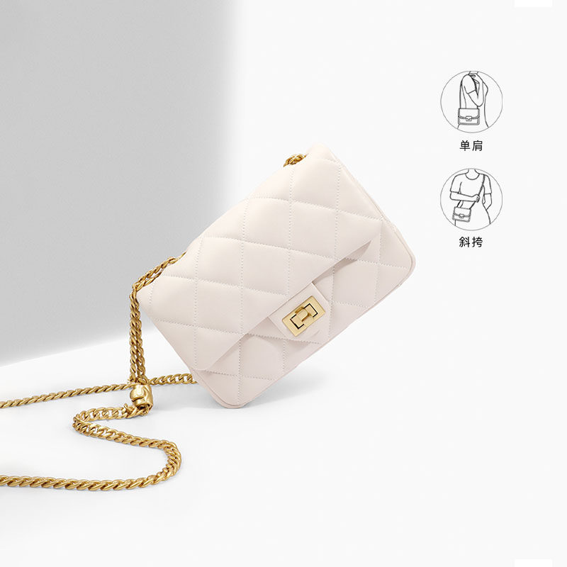 百丽通勤女士2023新款黑色单肩包 BELLE百丽箱包女士包袋