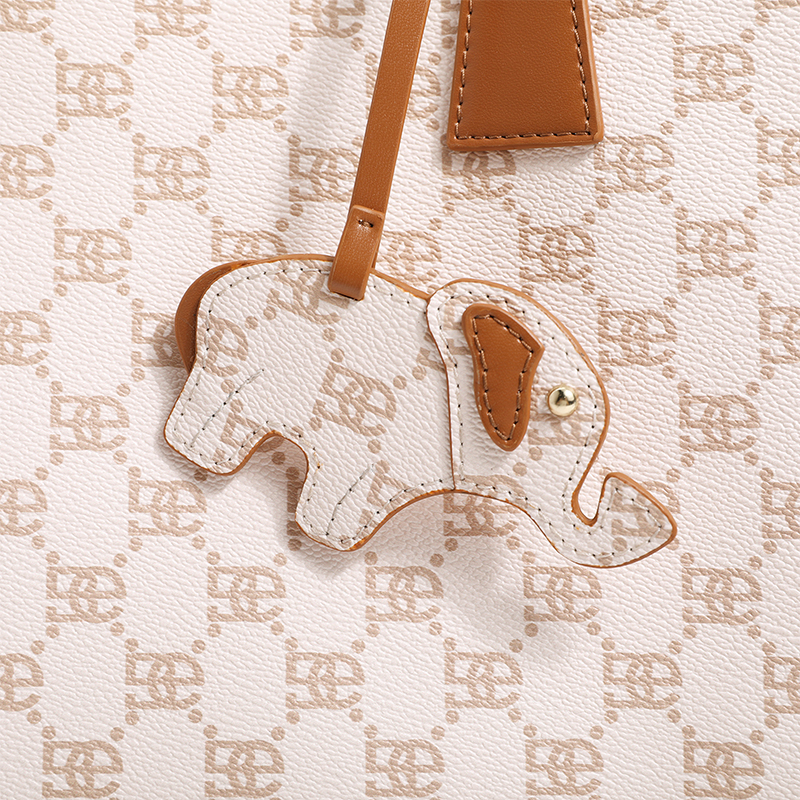 百丽女复古2022新款可爱通勤托特包 BELLE百丽箱包女士包袋