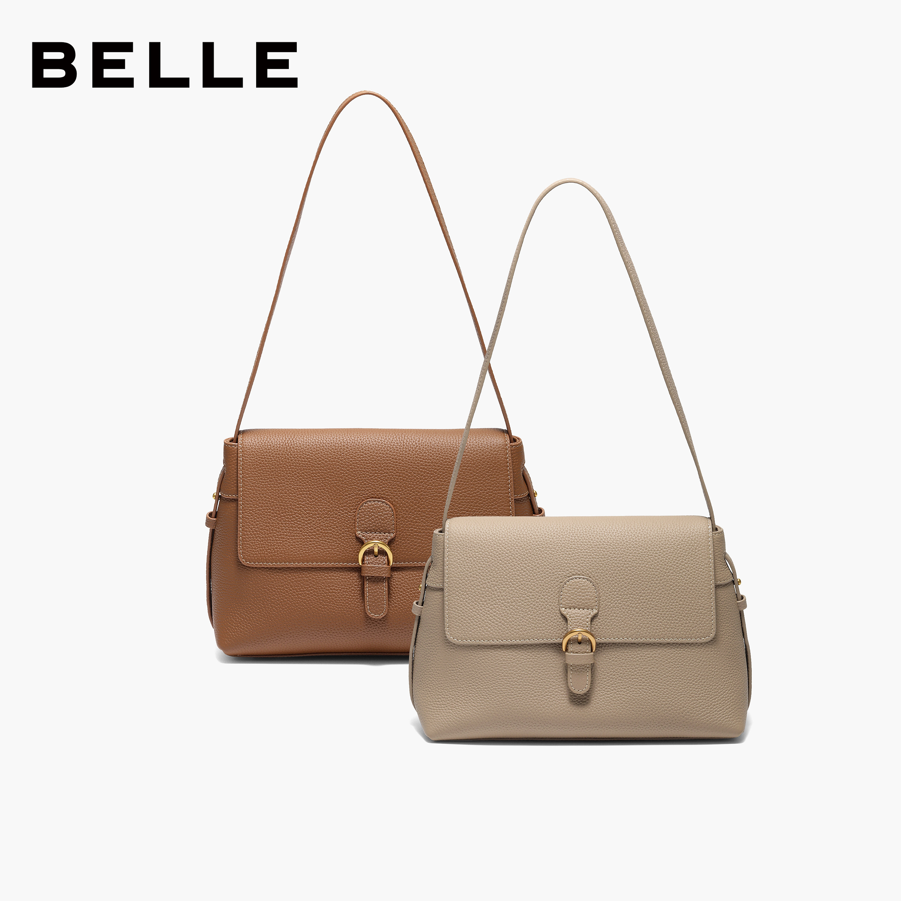 百丽包包女2025冬季新款简约法式通勤单肩斜挎小方包F3075DX5,淘宝优惠券,粉丝福利购,淘宝优惠卷