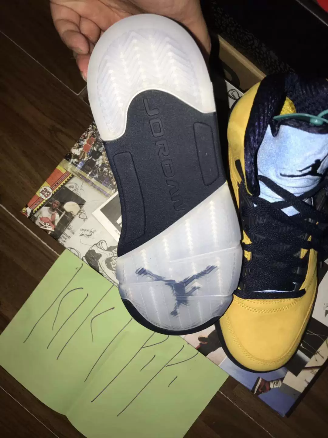 Air Jordan 5 AJ5 Michigan Black and Yellow 3M reflector 5 Tokyo limited CQ9541-704