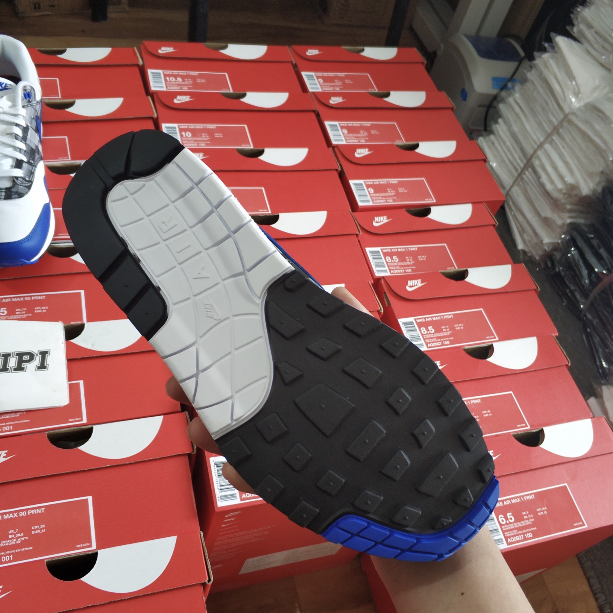 Nike Air Max 95 We Love Nike atmos联名 max1 咖喱 AQ0925-002 - 图2