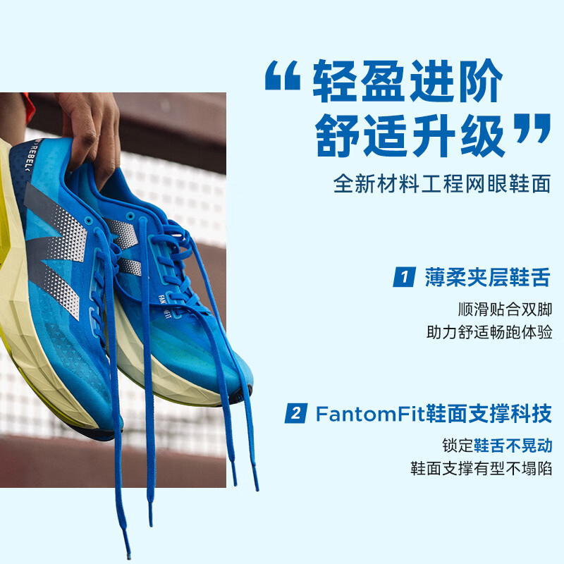 NEW BALANCE/新百伦 FuelCell Rebel v4男女跑步鞋竞速轻量缓震 - 图1