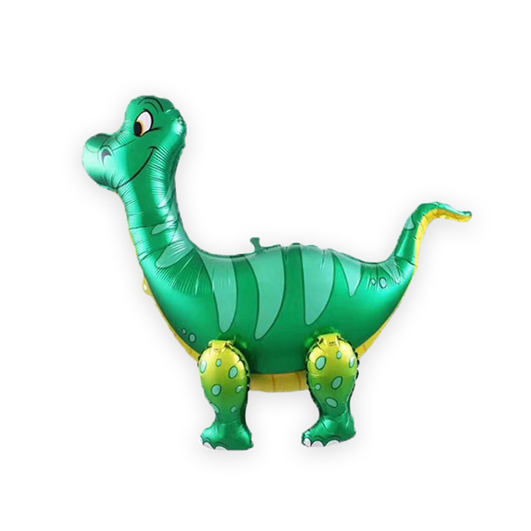 新款卡通造型恐龙系列玩具霸王龙三角恋迅猛龙长颈龙剑龙铝膜气球 - 图3