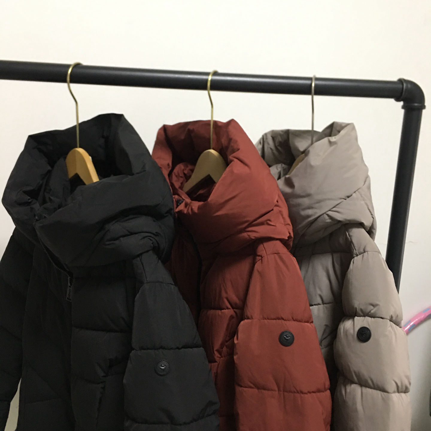 外贸秋冬女士中长款加厚棉服女款户外防风防水棉衣外套有加大码 - 图1