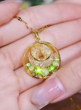 思慕琦气质钛钢十字链女几何项链