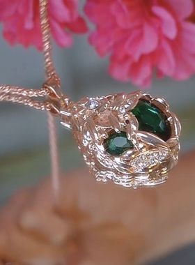 思慕琦合金合钛钢蛇骨链女花卉