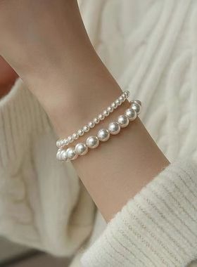 思慕琦女仿珍珠气质正圆手链