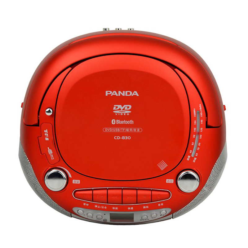 PANDA/熊猫 CD-830蓝牙DVD光盘碟片播放机磁带U盘TF卡录音机胎教 - 图2