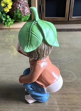 可爱小公仔创意摆件花园阳台庭院室外草坪装饰花盆边饰书桌小摆件